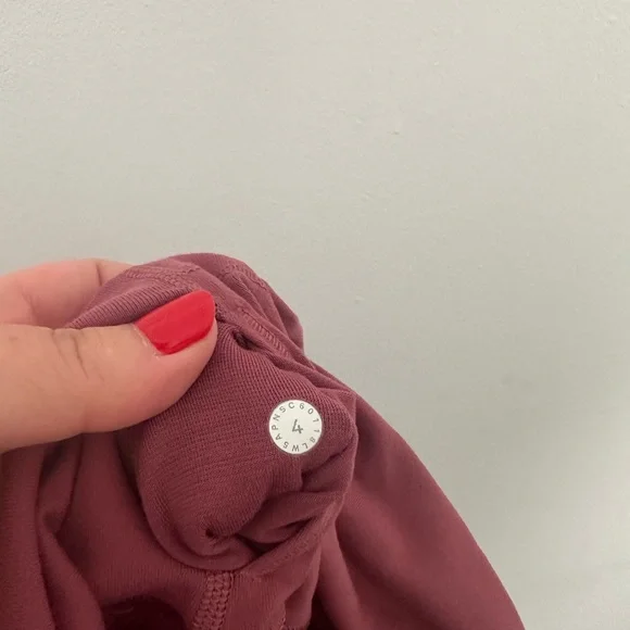 Lululemon Align Pant II 25" Misty Merlot High-Rise 4 Tights Yoga Pink Nulu 2019 - Picture 12 of 12